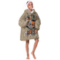 Honoring Huey Freeman - African American KId Wearable Blanket Hoodie