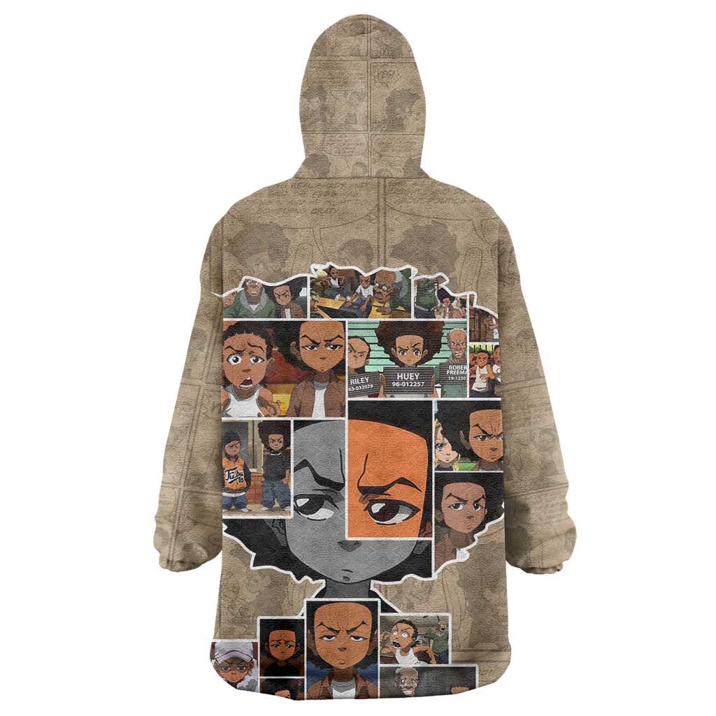 Honoring Huey Freeman - African American KId Wearable Blanket Hoodie