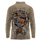 Honoring Huey Freeman - African American Long Sleeve Polo Shirt