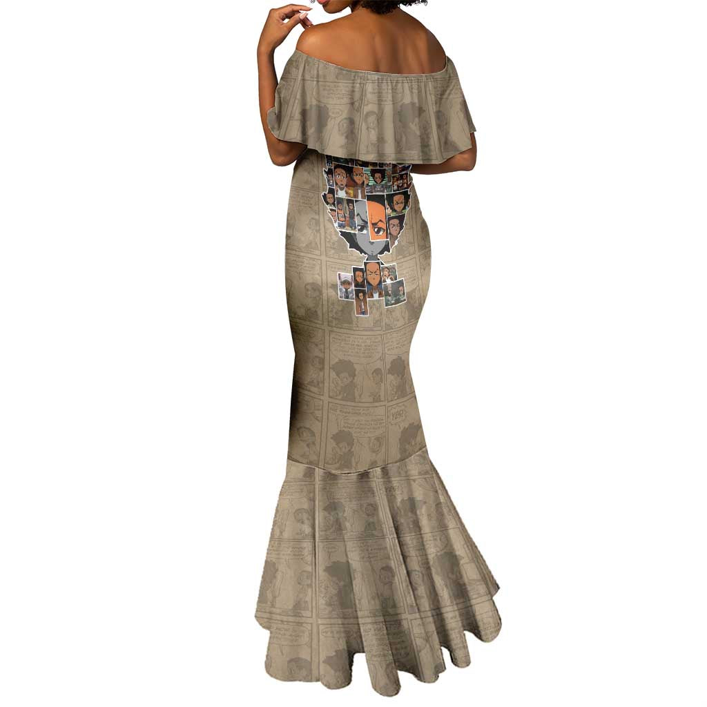 Honoring Huey Freeman - African American Mermaid Dress