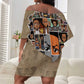 Honoring Huey Freeman - African American Off Shoulder Short Dress