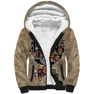 Honoring Huey Freeman - African American Sherpa Hoodie