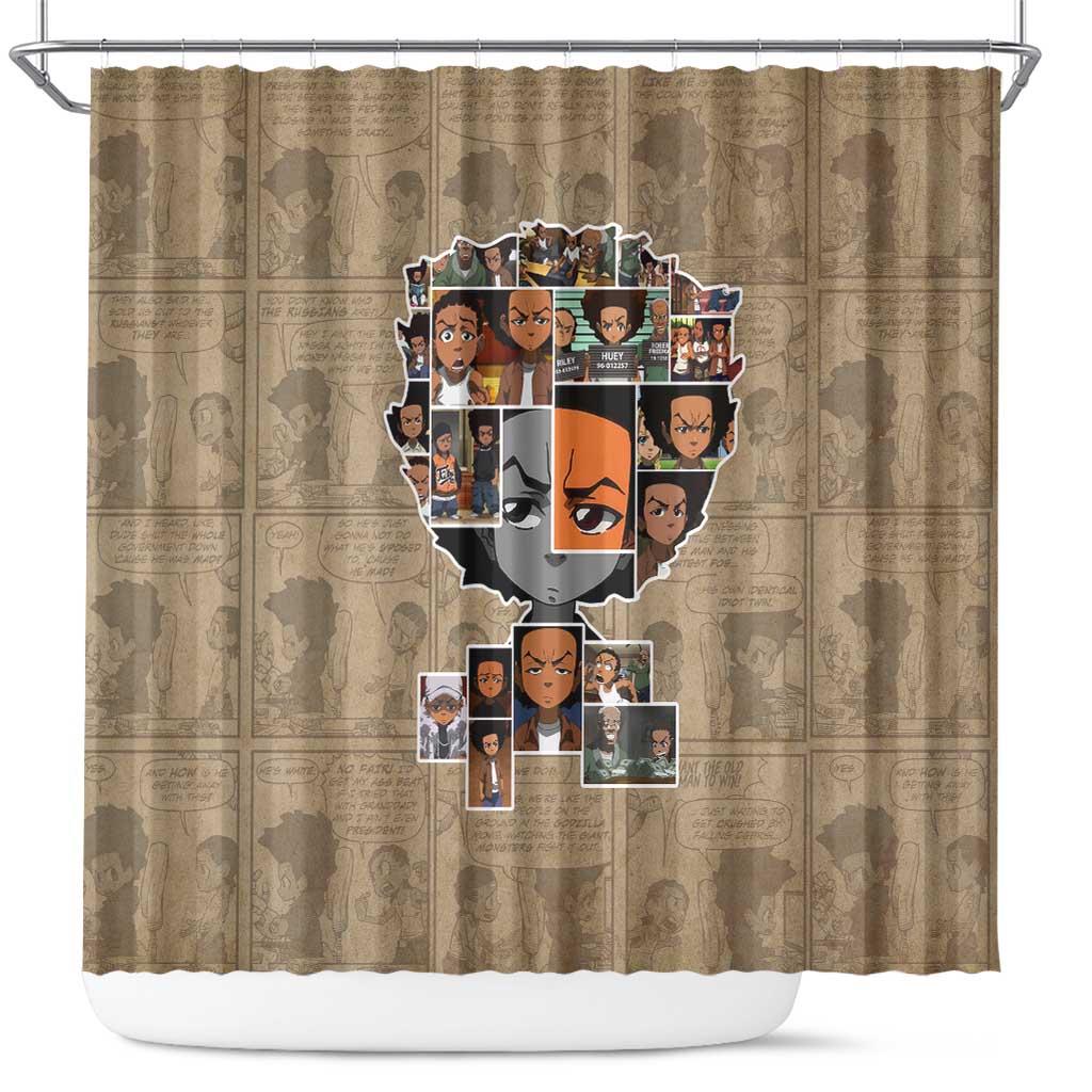 Honoring Huey Freeman - African American Shower Curtain