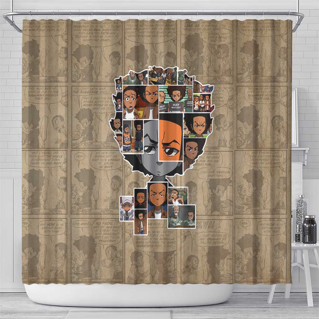 Honoring Huey Freeman - African American Shower Curtain
