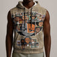 Honoring Huey Freeman - African American Sleeveless Zip Hoodie - African Pride