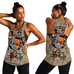 Honoring Huey Freeman - African American Women Racerback Tank