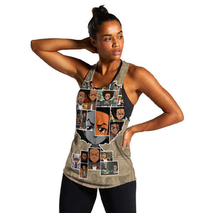 Honoring Huey Freeman - African American Women Racerback Tank