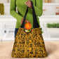 West African Yellow Art - Adinkra Culture Grocery Bag