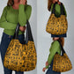 West African Yellow Art - Adinkra Culture Grocery Bag