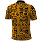 West African Yellow Art - Adinkra Culture Polo Shirt