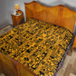 West African Yellow Art - Adinkra Culture Quilt
