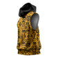 West African Yellow Art - Adinkra Culture Sleeveless Hoodie - African Pride