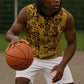 West African Yellow Art - Adinkra Culture Sleeveless Hoodie - African Pride