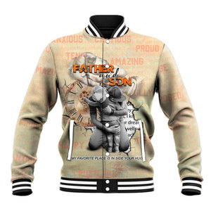 Gift for Dad - Personalized African Father and Son Baseball Jacket DT02