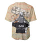 Gift for Dad - Personalized African Father and Son Baseball Jersey