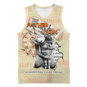 Gift for Dad - Personalized African Father and Son Basketball Jersey - African Pride