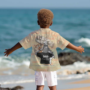 Gift for Dad - Personalized African Father and Son Kid Hawaiian Shirt