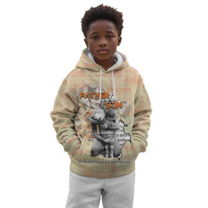 Gift for Dad - Personalized African Father and Son Kid Hoodie