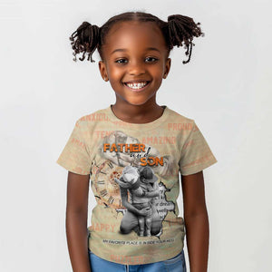 Gift for Dad - Personalized African Father and Son Kid T shirt