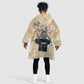 Gift for Dad - Personalized African Father and Son KId Wearable Blanket Hoodie