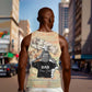 Gift for Dad - Personalized African Father and Son Men Tank Top