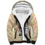 Gift for Dad - Personalized African Father and Son Sherpa Hoodie