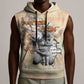 Gift for Dad - Personalized African Father and Son Sleeveless Hoodie - African Pride
