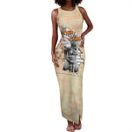 Gift for Dad - Personalized African Father and Son Tank Maxi Dress