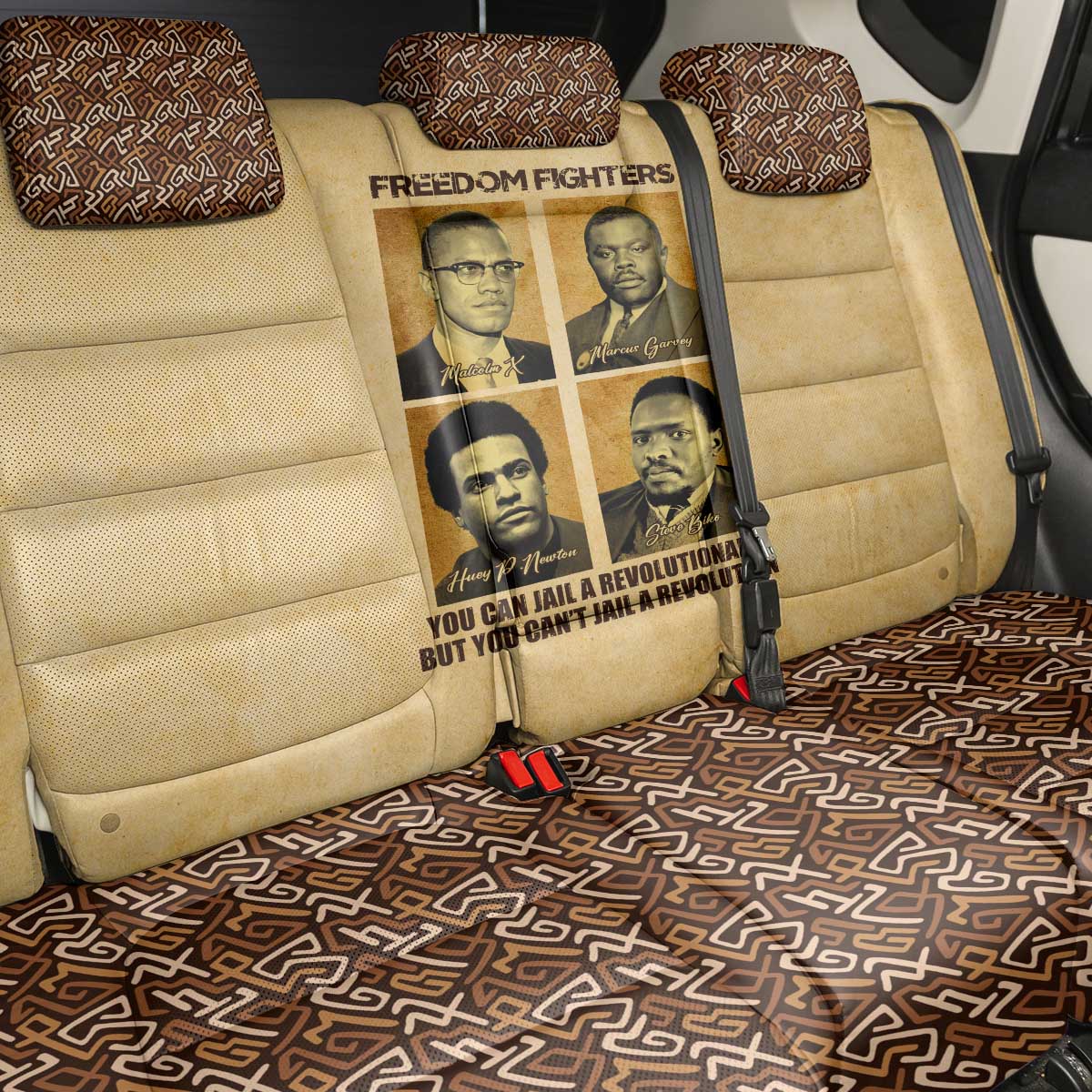 Revolutionary Freedom Fighters - Civil Rights Leaders Back Car Seat Cover