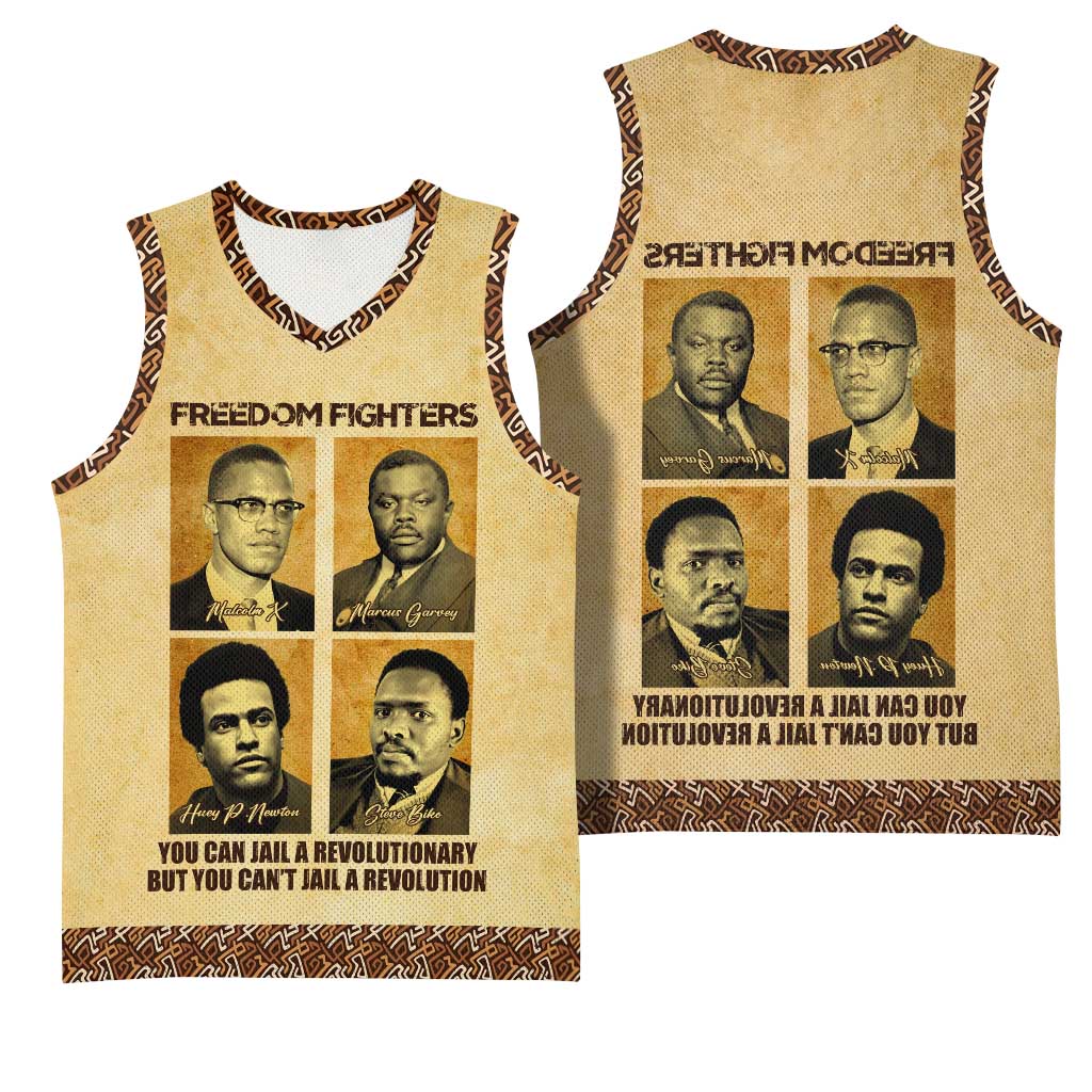 Revolutionary Freedom Fighters - Civil Rights Leaders Basketball Jersey - African Pride