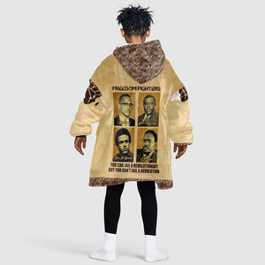 Revolutionary Freedom Fighters - Civil Rights Leaders KId Wearable Blanket Hoodie