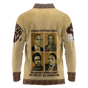 Revolutionary Freedom Fighters - Civil Rights Leaders Long Sleeve Polo Shirt