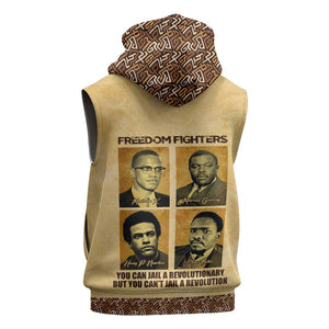 Revolutionary Freedom Fighters - Civil Rights Leaders Sleeveless Hoodie - African Pride