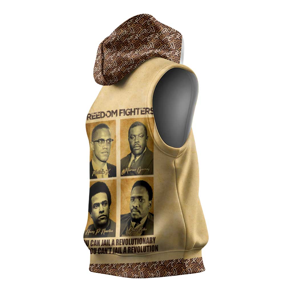 Revolutionary Freedom Fighters - Civil Rights Leaders Sleeveless Hoodie - African Pride