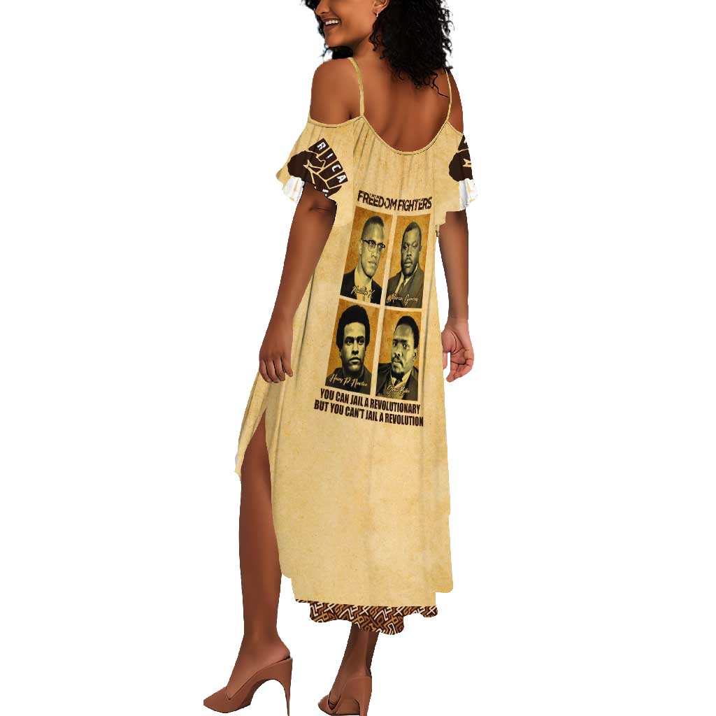 Revolutionary Freedom Fighters - Civil Rights Leaders Summer Maxi Dress