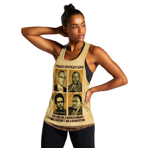 Revolutionary Freedom Fighters - Civil Rights Leaders Women Racerback Tank