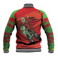 Afro Santa Braaap Baseball Jacket Motorcross Christmas