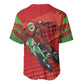 Afro Santa Braaap Baseball Jersey Motorcross Christmas