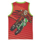 Afro Santa Braaap Basketball Jersey Motorcross Christmas - African Pride