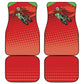 Afro Santa Braaap Car Mats Motorcross Christmas