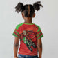 Afro Santa Braaap Kid T shirt Motorcross Christmas