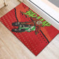 Afro Santa Braaap Rubber Doormat Motorcross Christmas