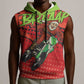 Afro Santa Braaap Sleeveless Hoodie Motorcross Christmas - African Pride