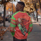 Afro Santa Braaap Sweatshirt Motorcross Christmas
