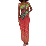 Afro Santa Braaap Tank Maxi Dress Motorcross Christmas