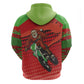 Afro Santa Braaap Zip Hoodie Motorcross Christmas