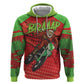Afro Santa Braaap Zip Hoodie Motorcross Christmas