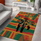 African American 1968 Area Rug Black Power Fists of Freedom