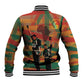 African American 1968 Baseball Jacket Black Power Fists of Freedom