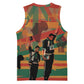 African American 1968 Basketball Jersey Black Power Fists of Freedom - African Pride